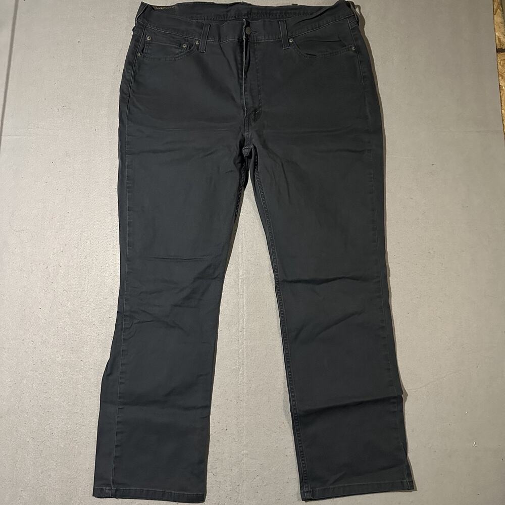 Levi's 514 Chino Pants Men's 40x30 Athletic Straight Stretch Twill Gray